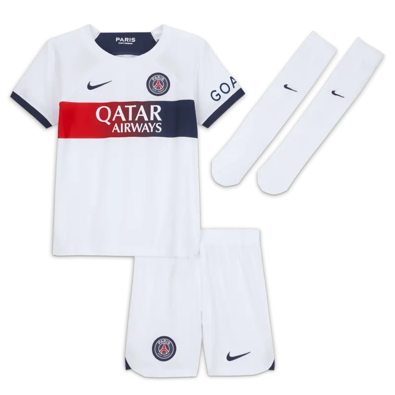 Maglie PSG kit-da-trasferta-nike-paris-saint-germain-2023-24-bambini-piccoli-con-stampa-per-13387762-personalizza – Collezione Completa di Maglie da Gioco