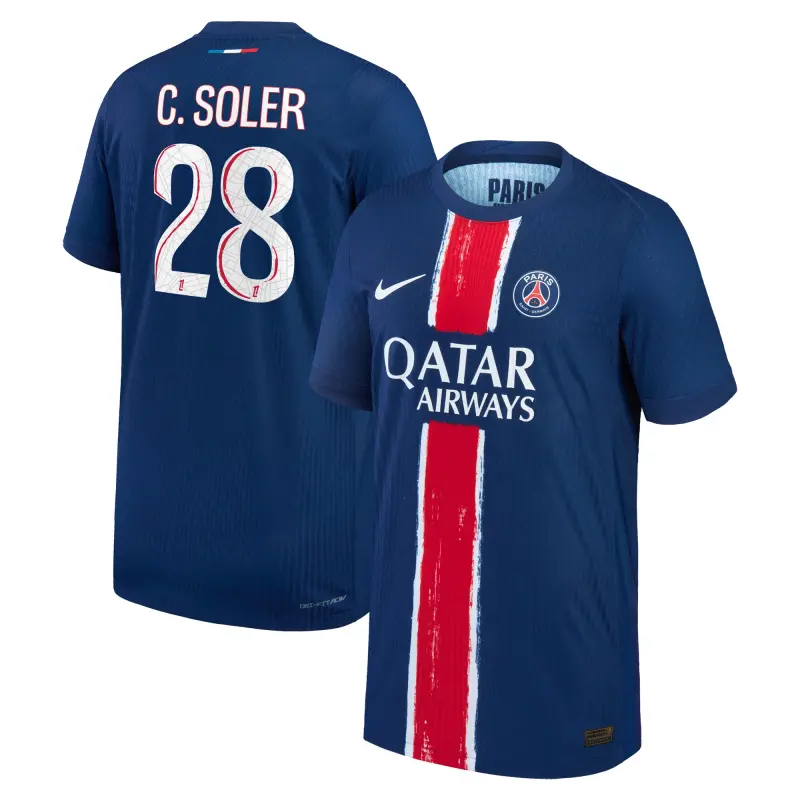 Maglie PSG maglia-da-gara-psg-nike-dri-fit-adv-home-2024-25-bambini-con-stampa-c-soler-28-201610844-28 – Collezione Completa di Maglie da Gioco