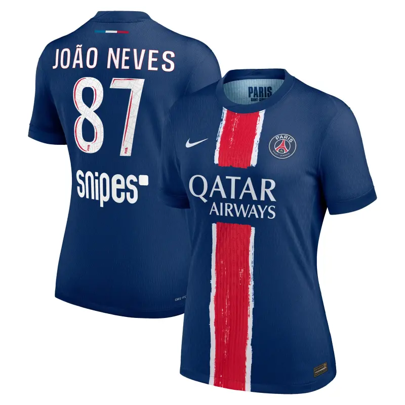 Maglie PSG maglia-da-gara-psg-nike-dri-fit-adv-home-2024-25-donne-con-stampa-joo-neves-87-202103830-87 – Collezione Completa di Maglie da Gioco