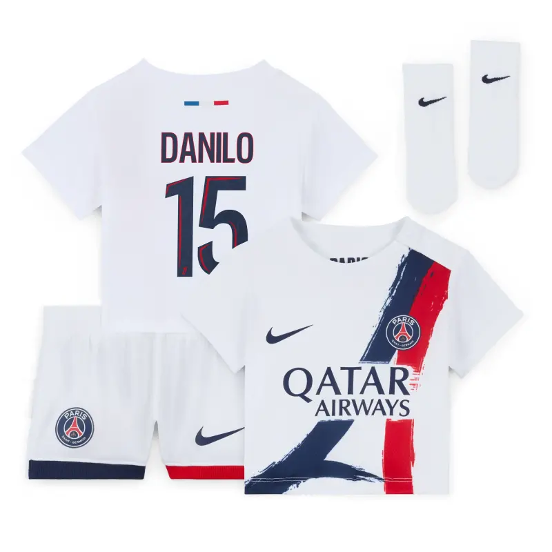 Maglie PSG maglia-da-stadio-psg-nike-away-2024-2025-neonatos-con-stampa-danilo-15-201913567-15 – Collezione Completa di Maglie da Gioco