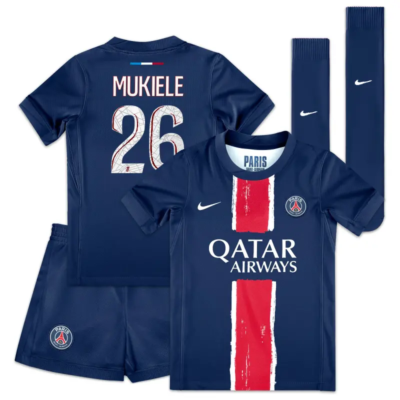 Maglie PSG mini-divisa-home-psg-nike-2024-25-bambini-piccoli-con-stampa-mukiele-26-201613714-26 – Collezione Completa di Maglie da Gioco