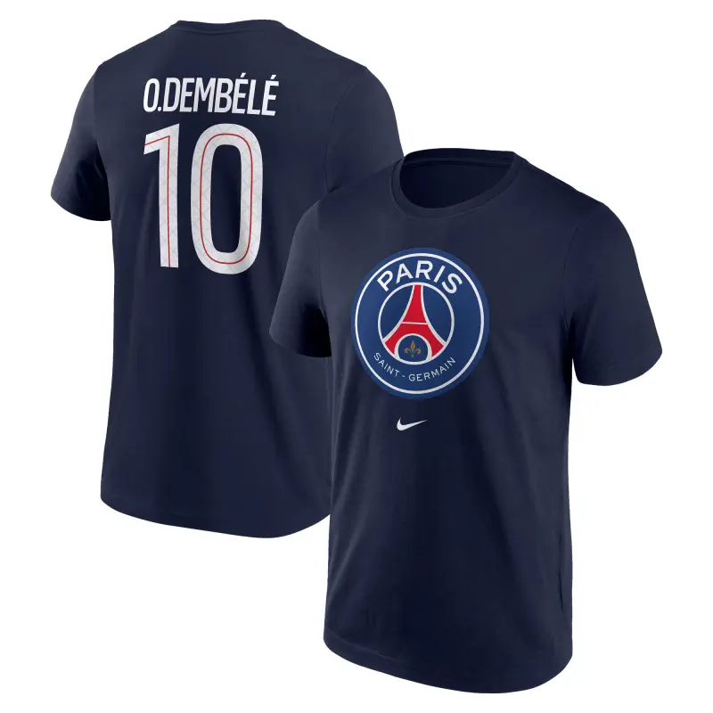 Maglie PSG t-shirt-grafica-psg-nike-o-dembl-10-blu-scuro-uomo-203293363-10 – Collezione Completa di Maglie da Gioco